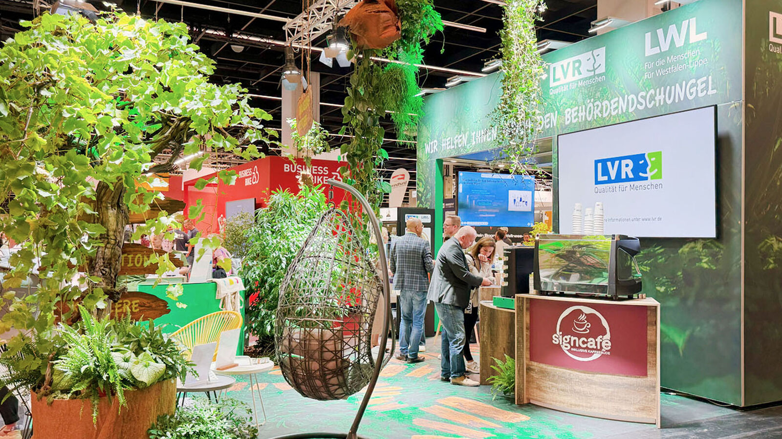 Der Messestand des LVR bei der Messe Zukunft Personal