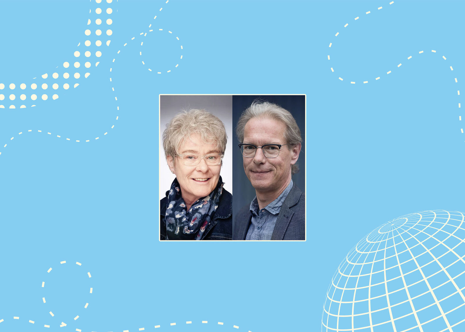 101 Jahre Schwerbehinderhindertenvertretung Porträtfotos von Erika Ullmann-Biller und Klaus-Peter Rohde
