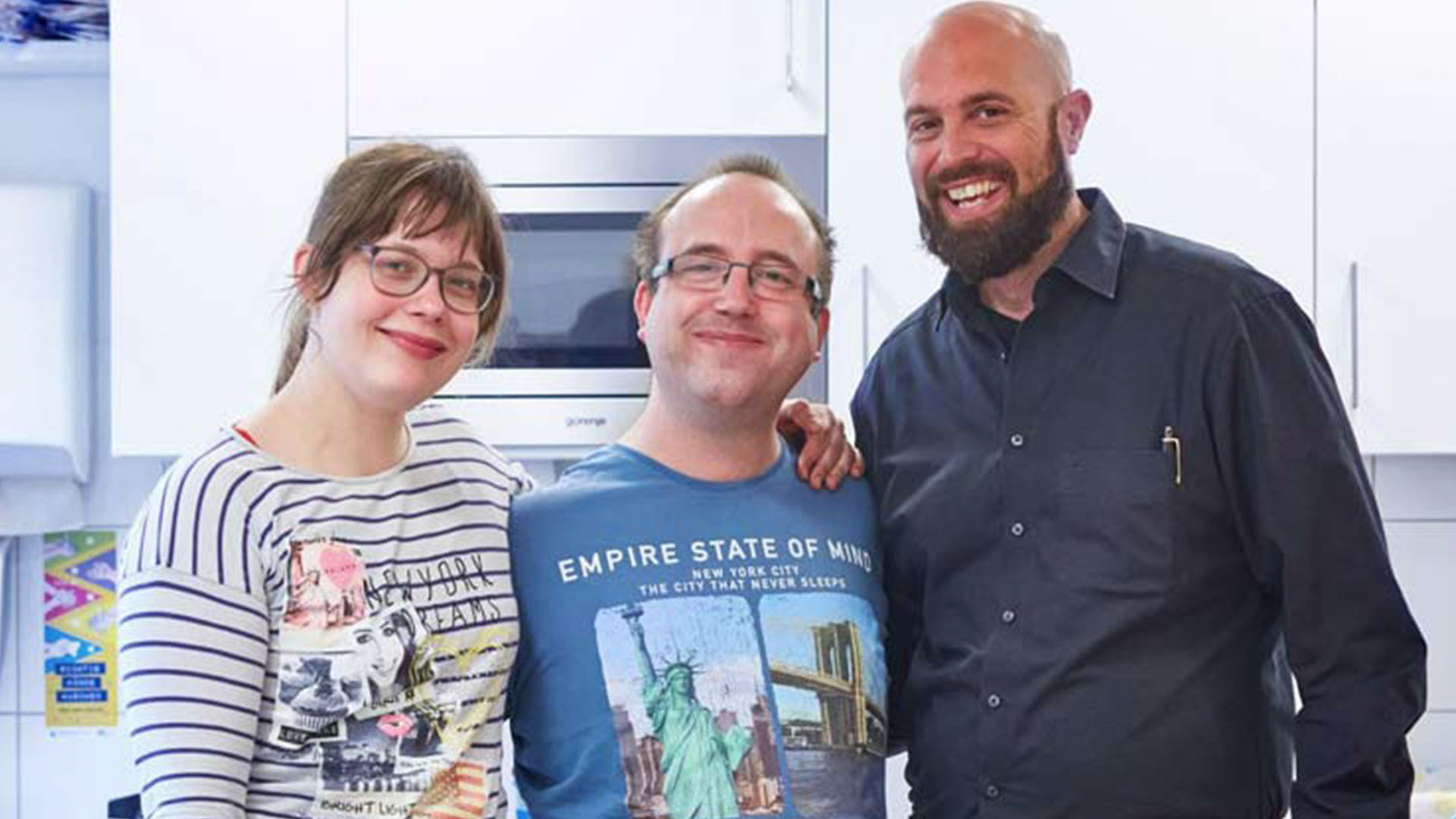 Das Küchenteam in Nahaufnahme