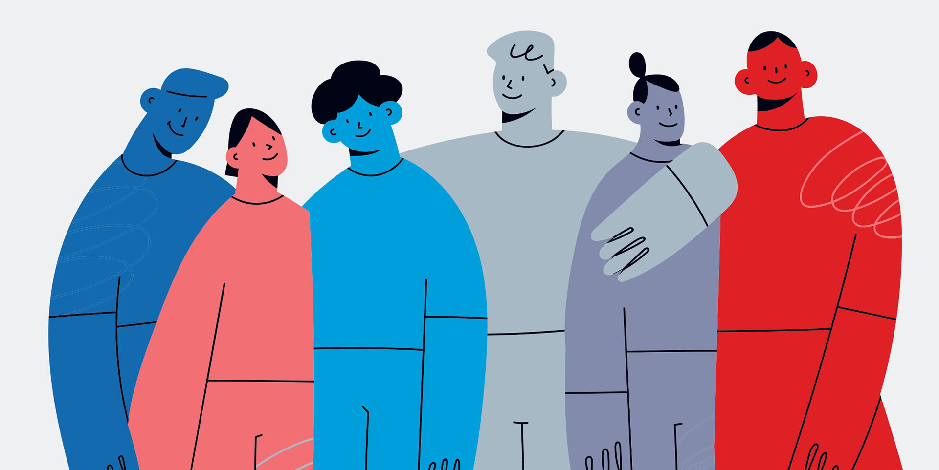 Personenicon Ein Icon das Illustrierte Personensilhouetten zeigt.